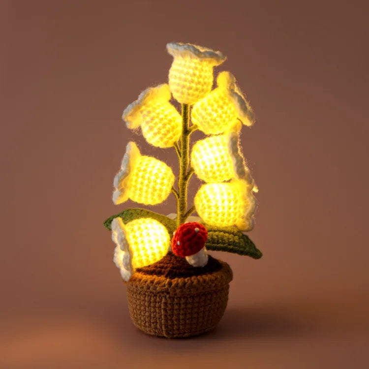 Mini Crochet Flower Light
