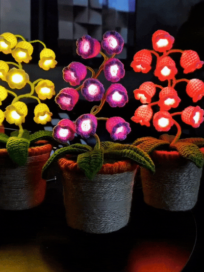 Mini Crochet Flower Light