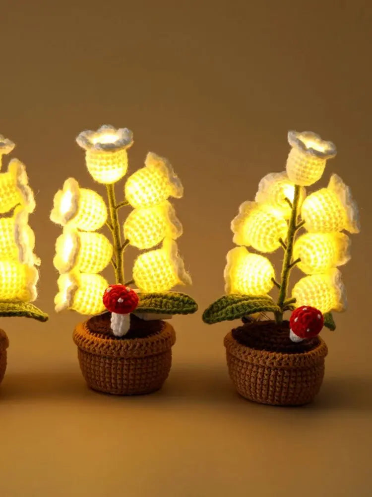 Mini Crochet Flower Light