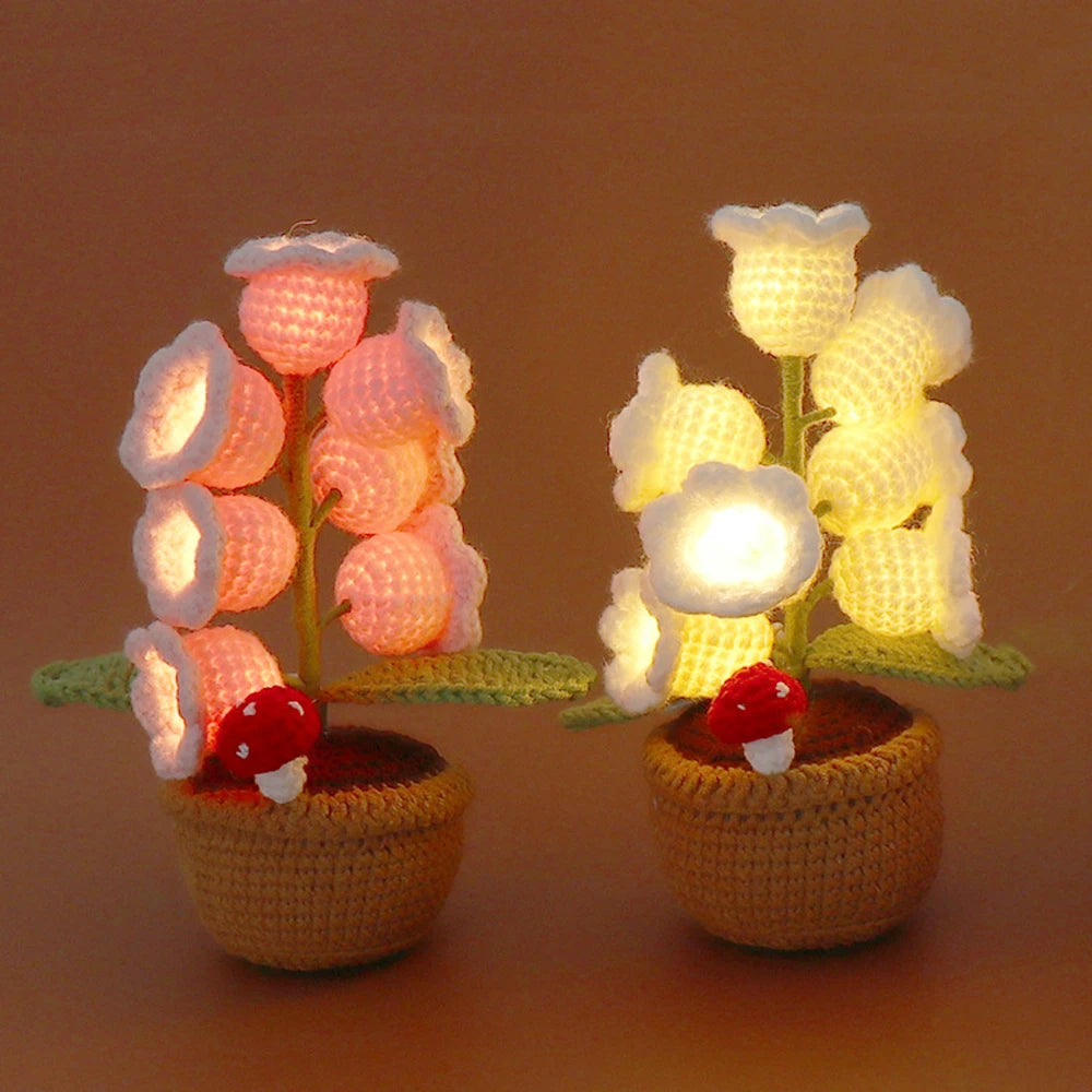 Mini Crochet Flower Light