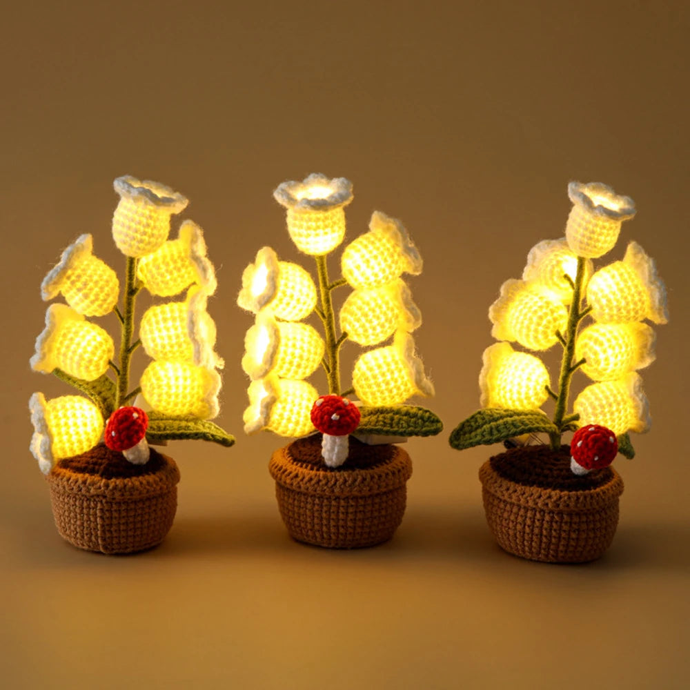 Mini Crochet Flower Light