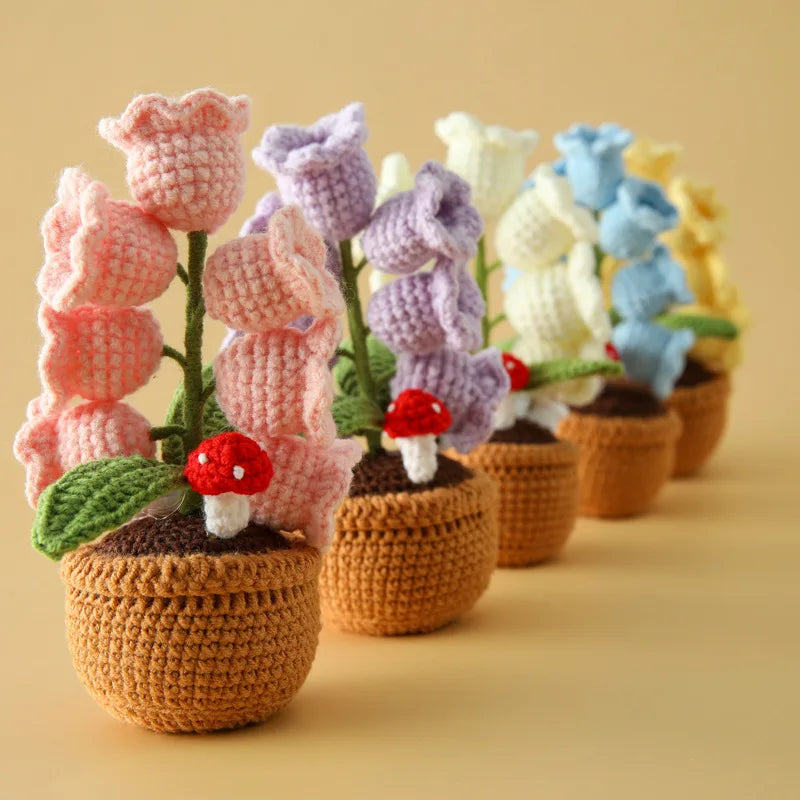 Mini Crochet Flower Light